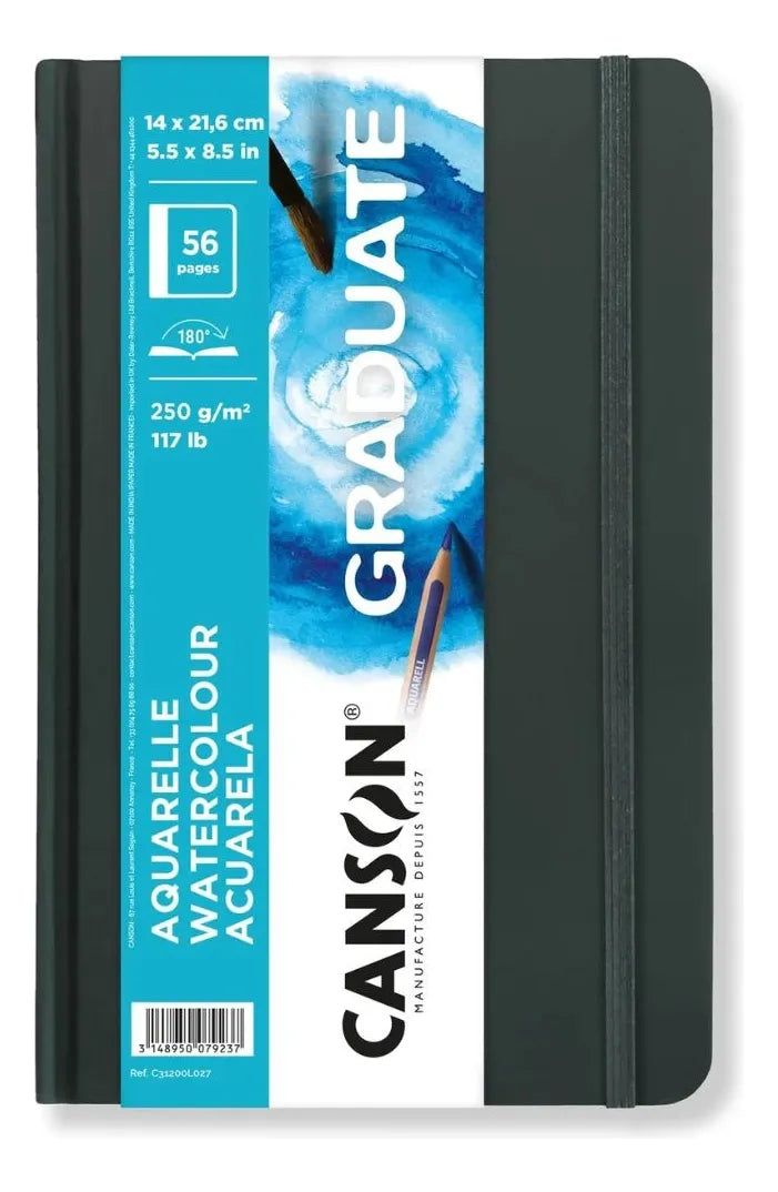 Artbook Acuarela Canson Graduate - 56 pág. de 250g.