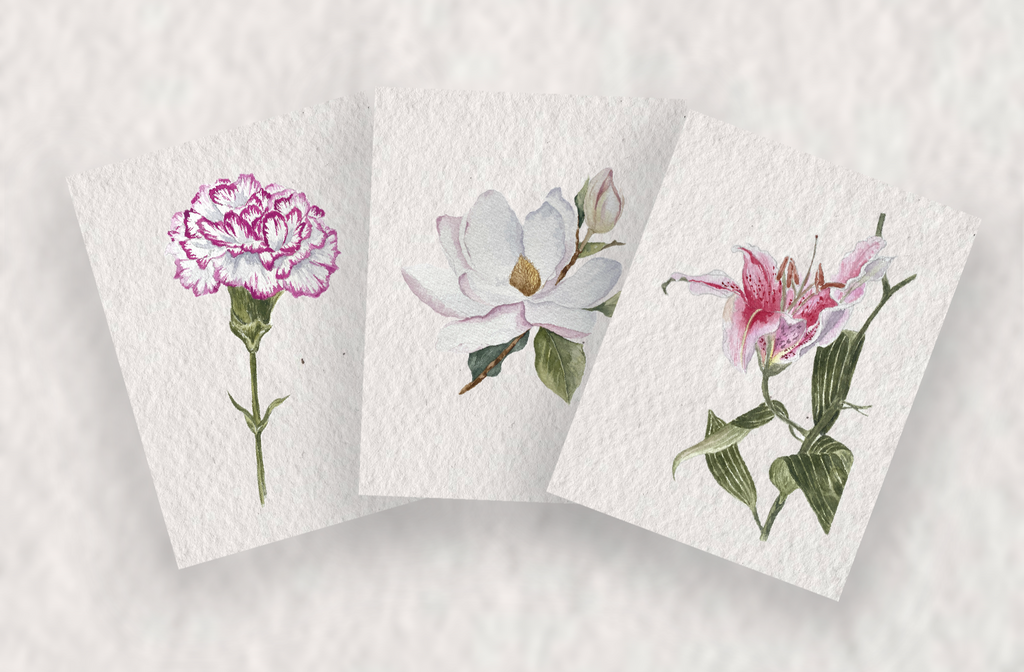 PACK 3 CURSOS - ACUARELA FLORAL