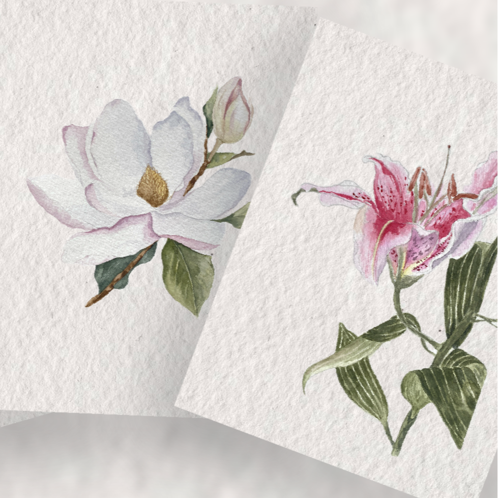PACK 3 CURSOS - ACUARELA FLORAL
